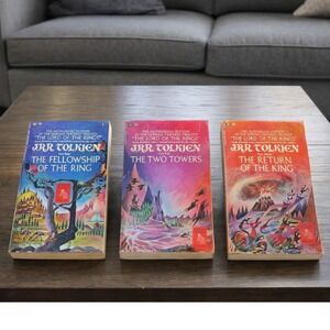 1965 Lord of the Rings Boxed Set Ballantine Paperback Trilogy